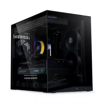 Kompiuterio korpusas Lian Li PC-Gehäuse O11 Dynamic Mini V2 Flow Juoda