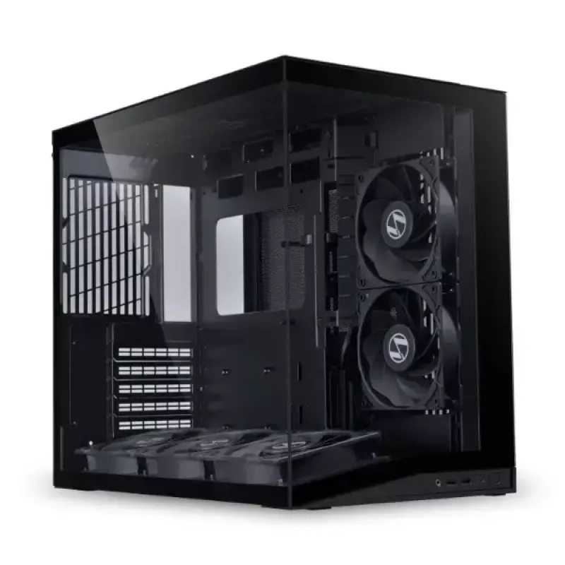 Kompiuterio korpusas Lian Li PC-Gehäuse O11 Dynamic Mini V2 Flow Juoda