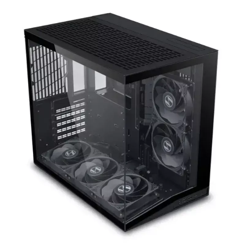 Kompiuterio korpusas Lian Li PC-Gehäuse O11 Dynamic Mini V2 Flow Juoda
