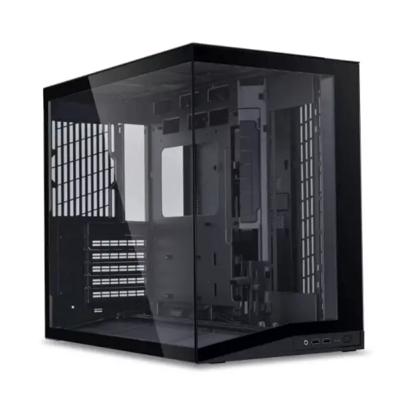 Kompiuterio korpusas Lian Li PC-Gehäuse O11 Dynamic Mini V2 Flow Juoda