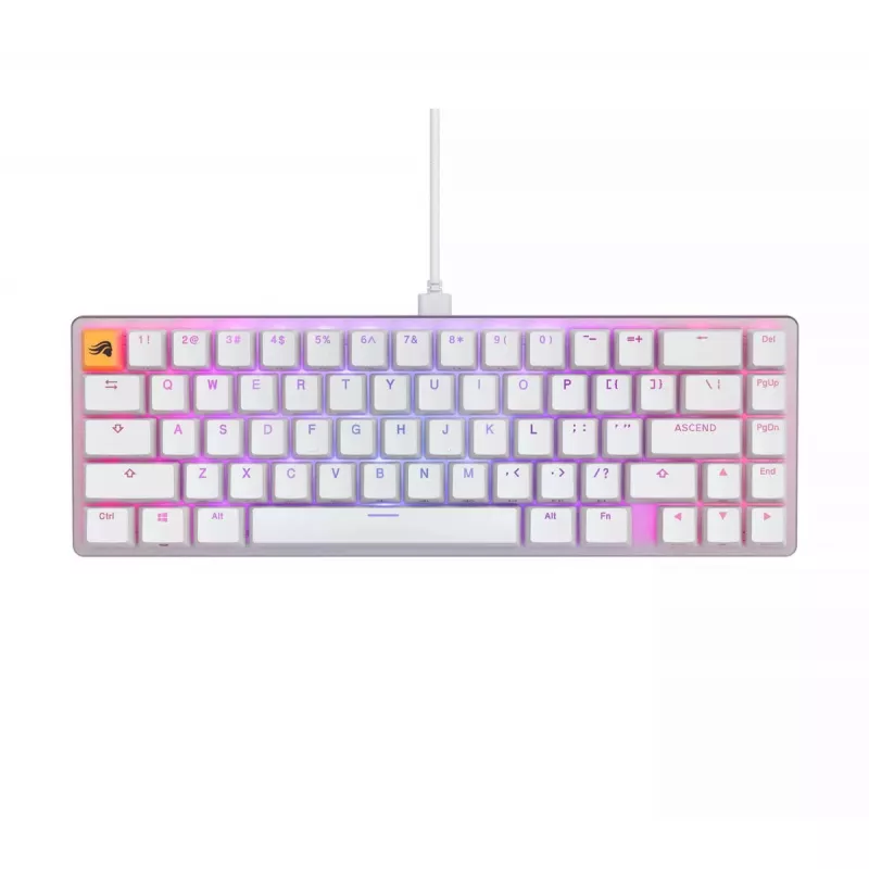 Glorious PC Gaming Race GMMK 2 65% mechaninė RGB balta klaviatūra