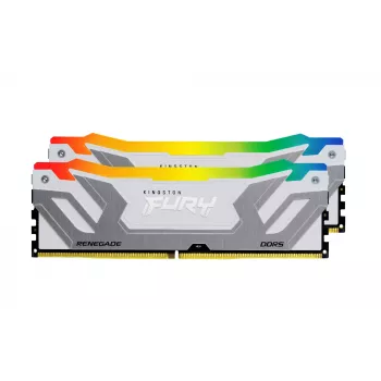 Kingston Technology FURY 48 GB 8400 MT/s DDR5 CL40 CUDIMM (2 vnt. rinkinys) „Renegade RGB White XMP“