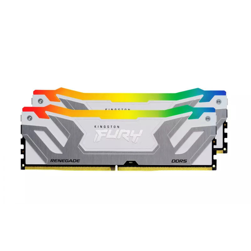 Kingston Technology FURY 48 GB 8400 MT/s DDR5 CL40 CUDIMM (2 vnt. rinkinys) „Renegade RGB White XMP“