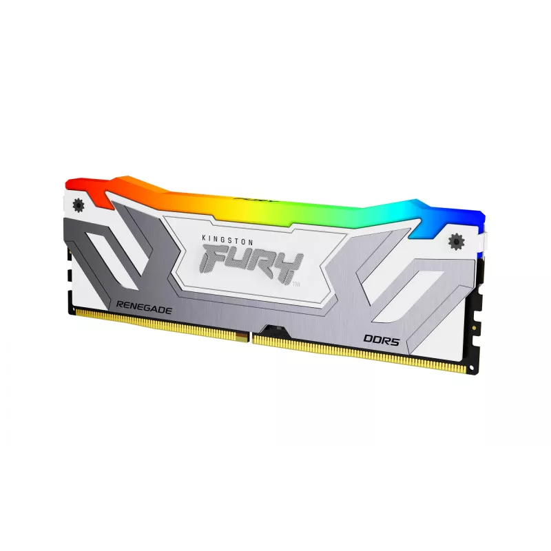 Kingston Technology FURY 48 GB 8400 MT/s DDR5 CL40 CUDIMM (2 vnt. rinkinys) „Renegade RGB White XMP“