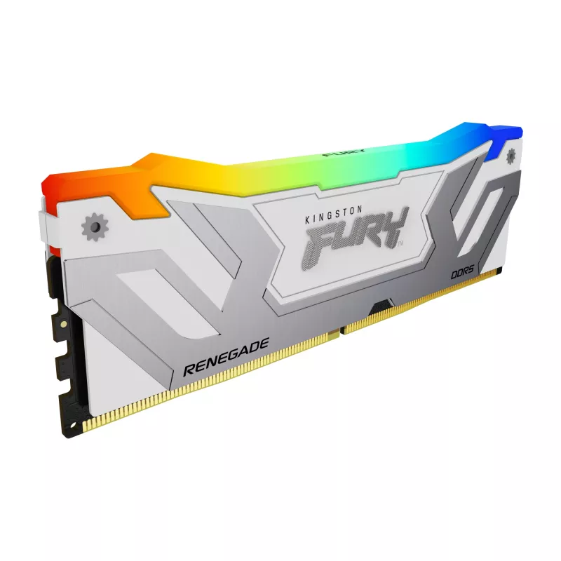 Kingston Technology FURY 48 GB 8400 MT/s DDR5 CL40 CUDIMM (2 vnt. rinkinys) „Renegade RGB White XMP“