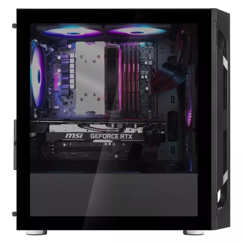 PC Case Sidabrinėstone FARA H1M Micro Tower Juoda