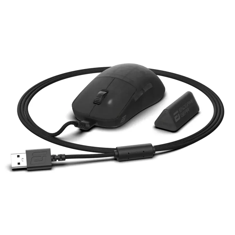 Žaidimų pelė Endgame Gear OP1W 4K V2 — dešiniarankė, optinė 30 000 DPI, RF belaidė + USB Type-A, 7 mygtukai, pilka