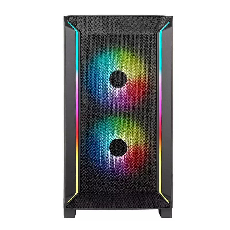PC korpusas Sidabrinėstone FARA 312Z Midi Tower juodas