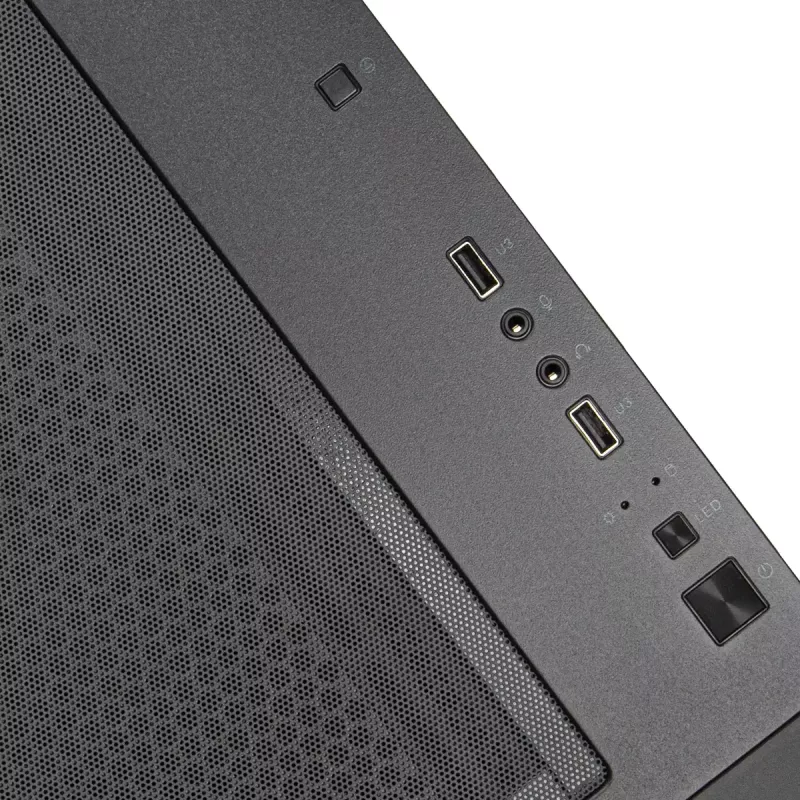 PC korpusas Sidabrinėstone FARA 312Z Midi Tower juodas