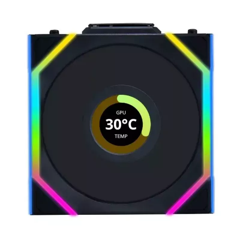 Lian Li UNI FAN SL Wireless LCD 120 Reverse Blade ventiliatorius