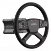 Moza Racing TSW vairas, Vairas, PC, Laidinis ir belaidis, Juoda, Aliuminis, Dirbtinė oda, Polimeras, Kabelis