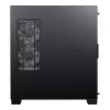 PC case Phanteks XT View Tower Juoda — Midi-Tower, grūdintas stiklas, RGB, palaiko ATX/EATX/Micro-ATX/Mini-ITX, GPU iki 41,5 cm, CPU aušintuvas 184 mm