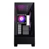 PC case Phanteks XT View Tower Juoda — Midi-Tower, grūdintas stiklas, RGB, palaiko ATX/EATX/Micro-ATX/Mini-ITX, GPU iki 41,5 cm, CPU aušintuvas 184 mm