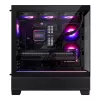 PC case Phanteks XT View Tower Juoda — Midi-Tower, grūdintas stiklas, RGB, palaiko ATX/EATX/Micro-ATX/Mini-ITX, GPU iki 41,5 cm, CPU aušintuvas 184 mm