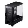 PC case Phanteks XT View Tower Juoda — Midi-Tower, grūdintas stiklas, RGB, palaiko ATX/EATX/Micro-ATX/Mini-ITX, GPU iki 41,5 cm, CPU aušintuvas 184 mm