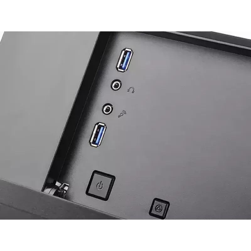 PC korpusas Sidabrinėstone GD10 HTPC Juoda