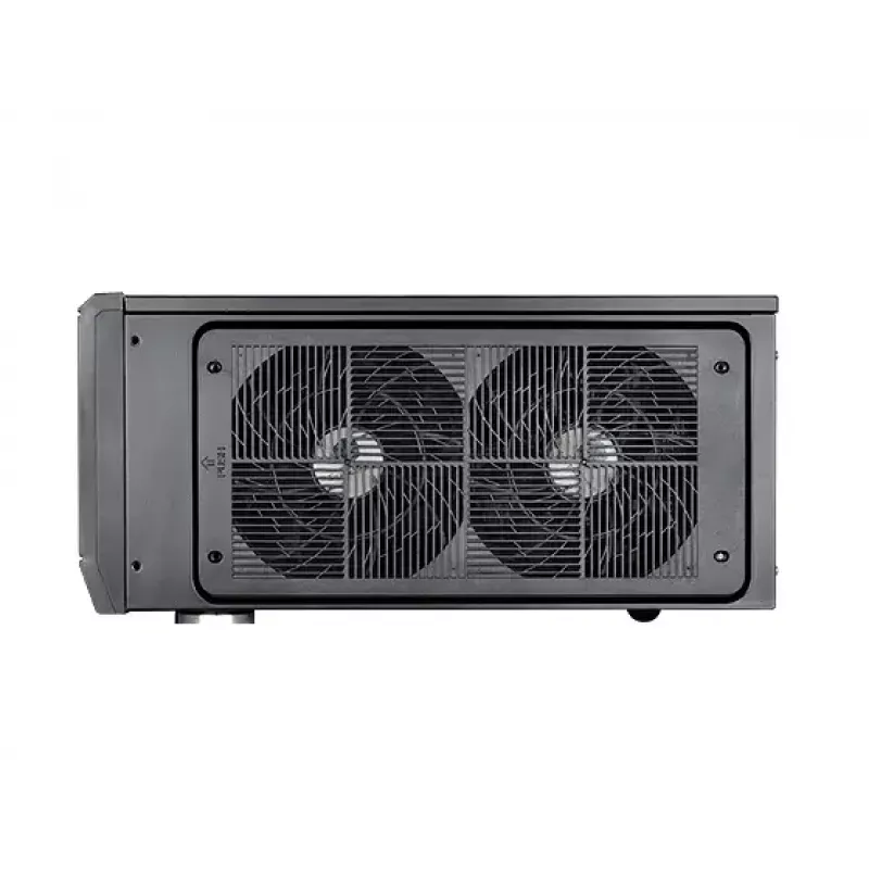 PC korpusas Sidabrinėstone GD10 HTPC Juoda
