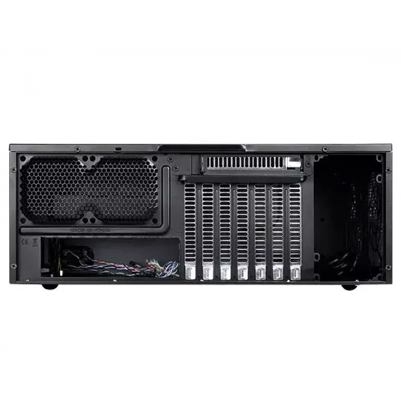 PC korpusas Sidabrinėstone GD10 HTPC Juoda