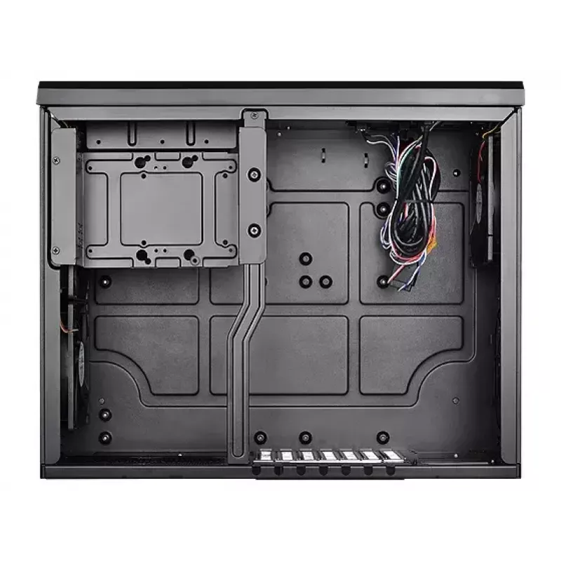 PC korpusas Sidabrinėstone GD10 HTPC Juoda