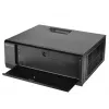 PC korpusas Sidabrinėstone GD10 HTPC Juoda
