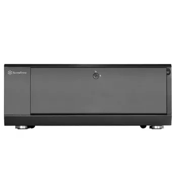 PC korpusas Sidabrinėstone GD10 HTPC Juoda