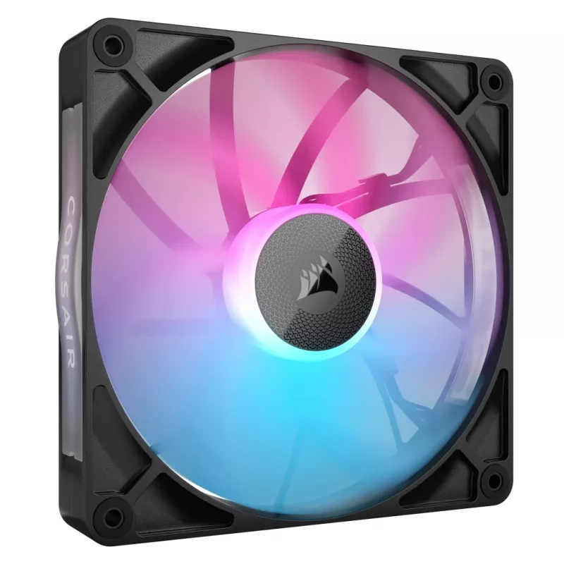 Ventiliatorius Corsair iCUE LINK RX140 RGB 14 cm juodas 300–1700 aps./min. magnetinis guolis