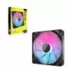Ventiliatorius Corsair iCUE LINK RX140 RGB 14 cm juodas 300–1700 aps./min. magnetinis guolis