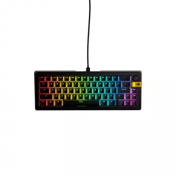 Glorious Gaming GMMK 3 HE 65% iš anksto surinkta laidinė juoda - US, laidinė, USB, mechaninė, QWERTY, RGB LED, juoda