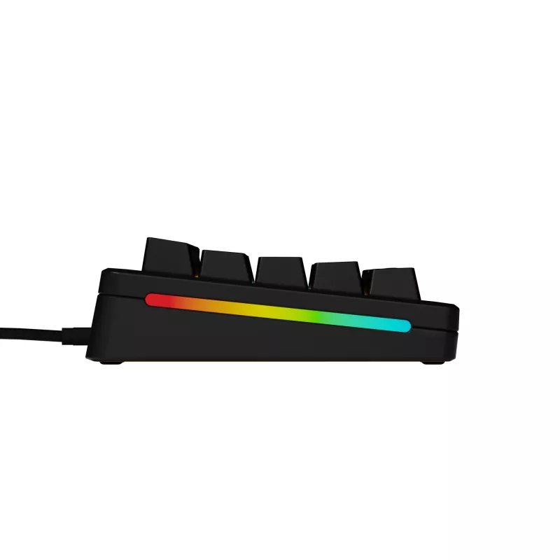 Glorious Gaming GMMK 3 HE 65% iš anksto surinkta laidinė juoda - US, laidinė, USB, mechaninė, QWERTY, RGB LED, juoda
