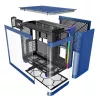 PC Case Montech KING 95 Midi Tower mėlynas