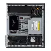 SidabrinėStone MILO 11 SST-ML11B plonas Micro-ATX stalinio kompiuterio korpusas