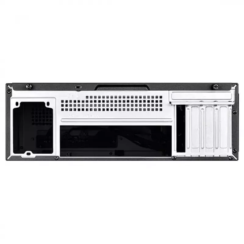 SidabrinėStone MILO 11 SST-ML11B plonas Micro-ATX stalinio kompiuterio korpusas