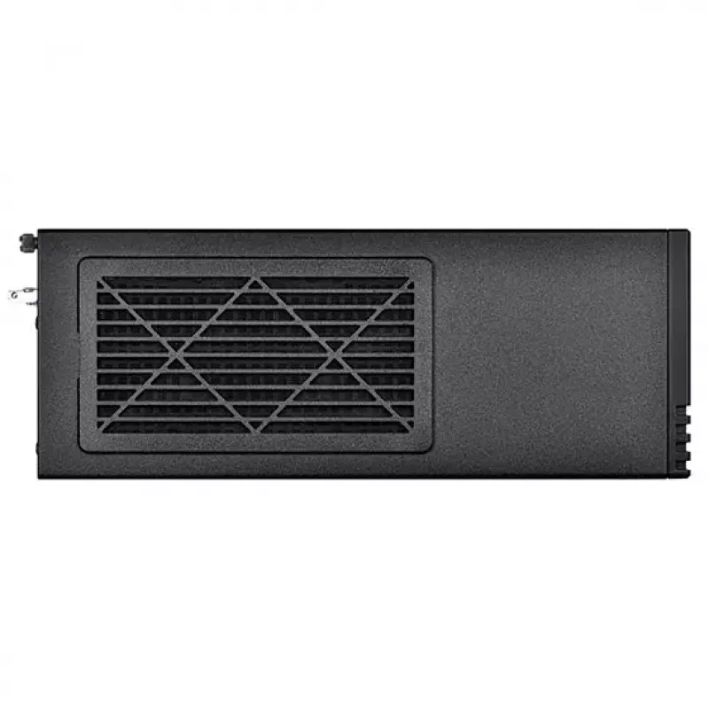 SidabrinėStone MILO 11 SST-ML11B plonas Micro-ATX stalinio kompiuterio korpusas