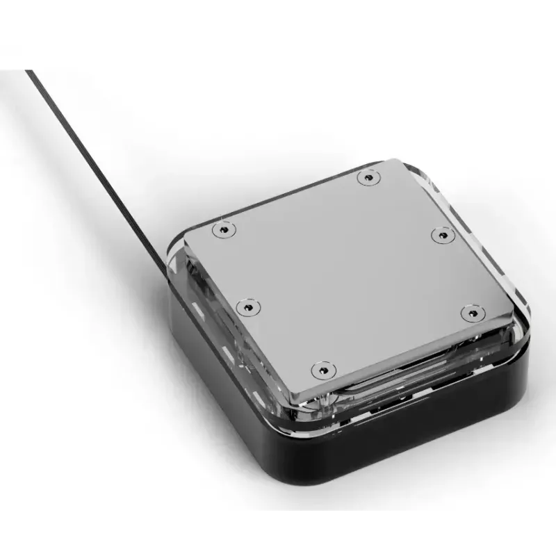 Vandens blokas Alphacool Core 1 LT Aurora Akrilas Varis Nikelis Juoda Skaidri