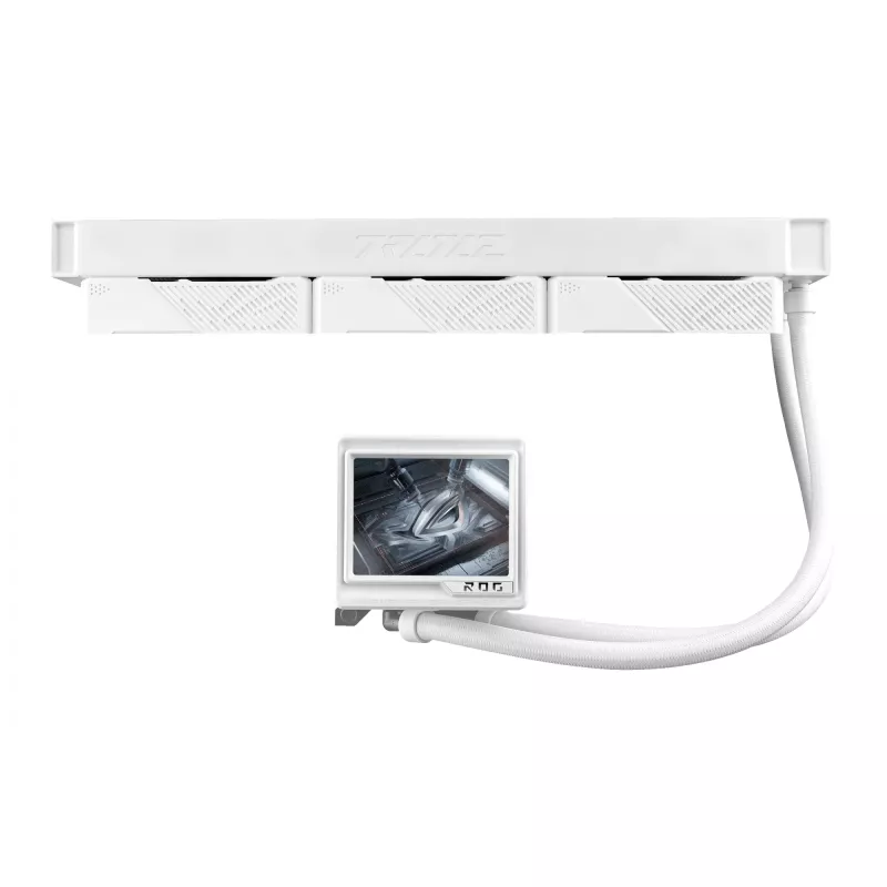 ASUS ROG RYUJIN III 360 ARGB EXTREME WHT procesoriaus skysčio aušinimo sistema “viskas viename” 12 cm balta 1 vnt.