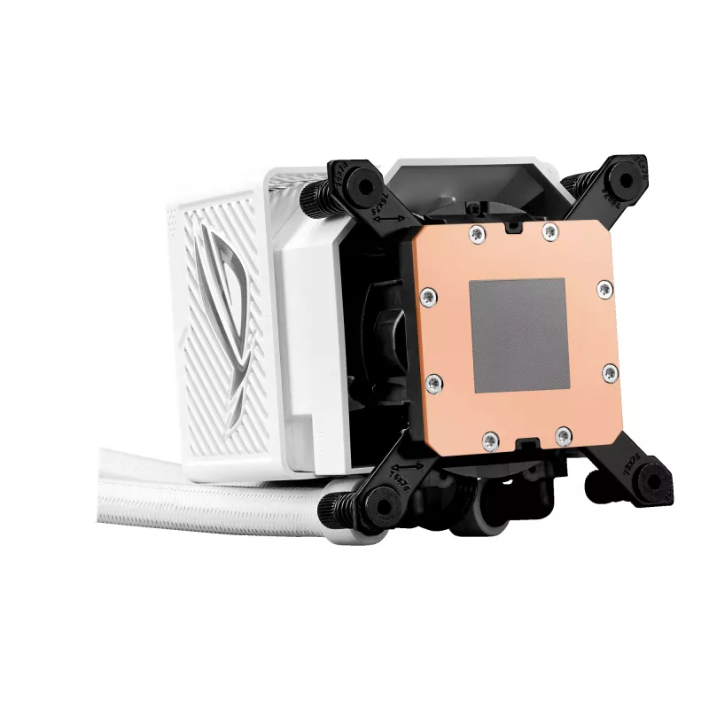 ASUS ROG RYUJIN III 360 ARGB EXTREME WHT procesoriaus skysčio aušinimo sistema “viskas viename” 12 cm balta 1 vnt.