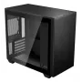 PC Case Aerocool Stormfront Mini Mini Tower Juoda ATX Side PSU 120mm Fans