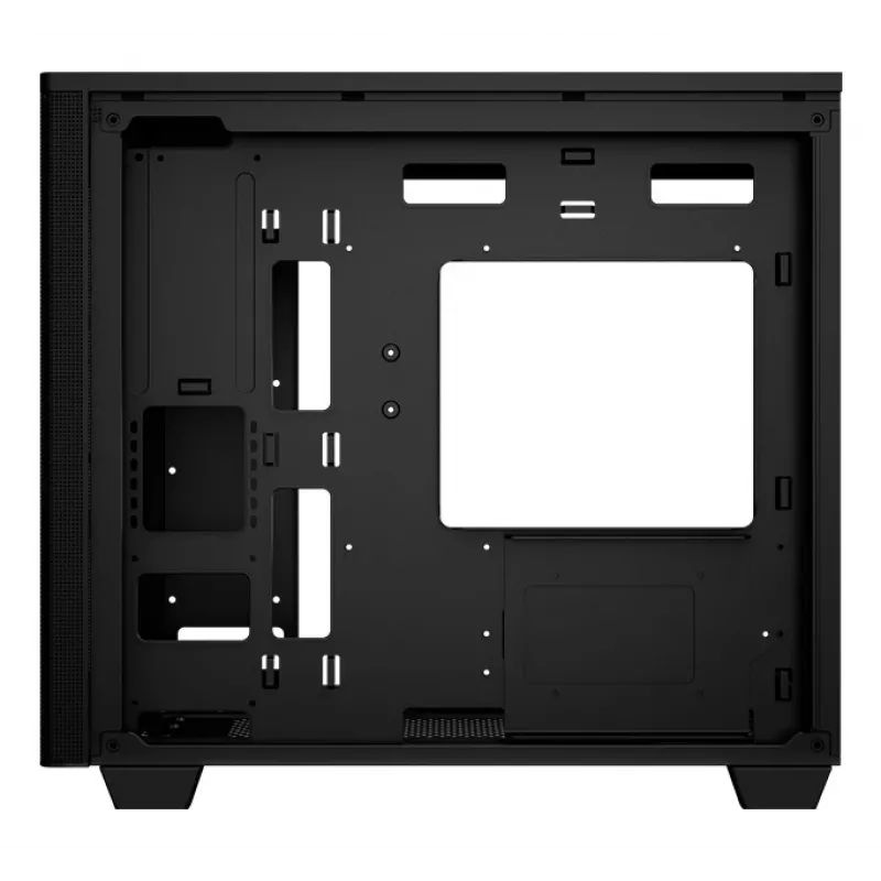 PC Case Aerocool Stormfront Mini Mini Tower Juoda ATX Side PSU 120mm Fans