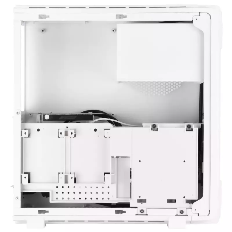 PC Case Sidabrinėstone RVZ03-ARGB Desktop White
