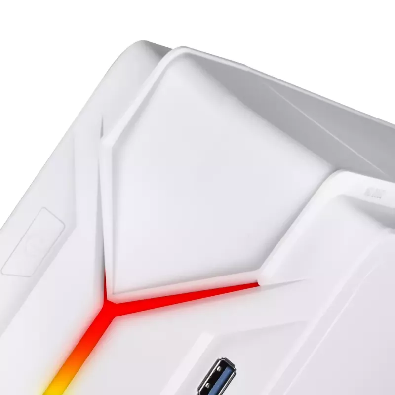 PC Case Sidabrinėstone RVZ03-ARGB Desktop White