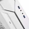 PC Case Sidabrinėstone RVZ03-ARGB Desktop White