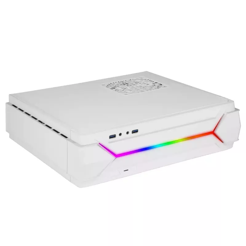 PC Case Sidabrinėstone RVZ03-ARGB Desktop White