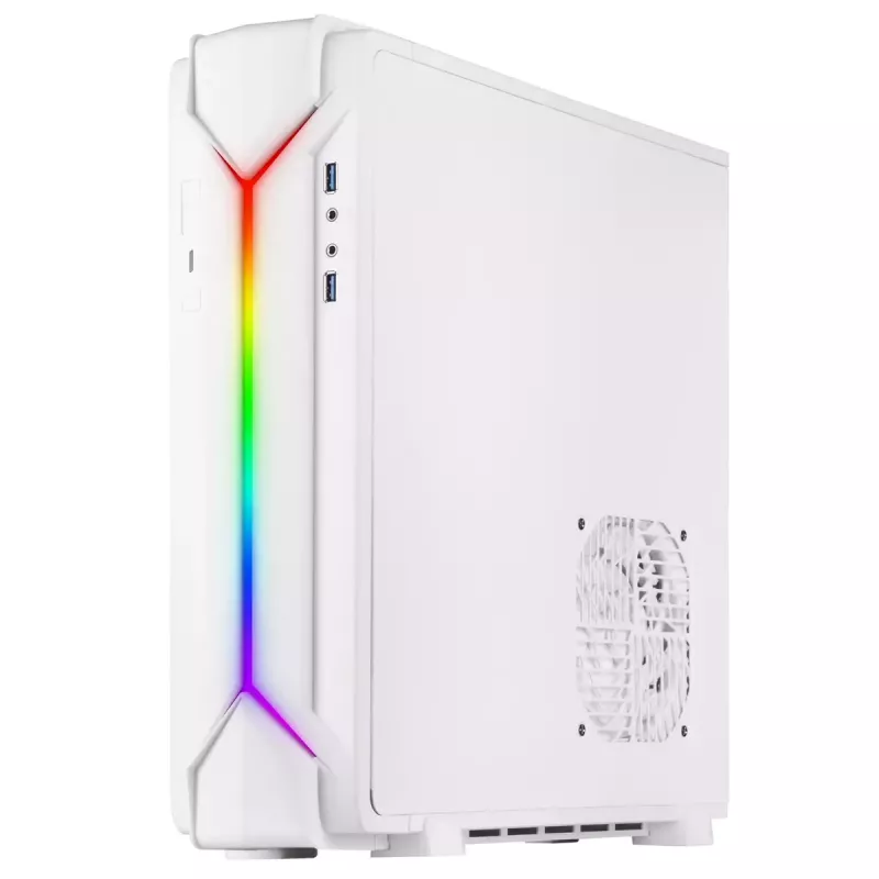 PC Case Sidabrinėstone RVZ03-ARGB Desktop White