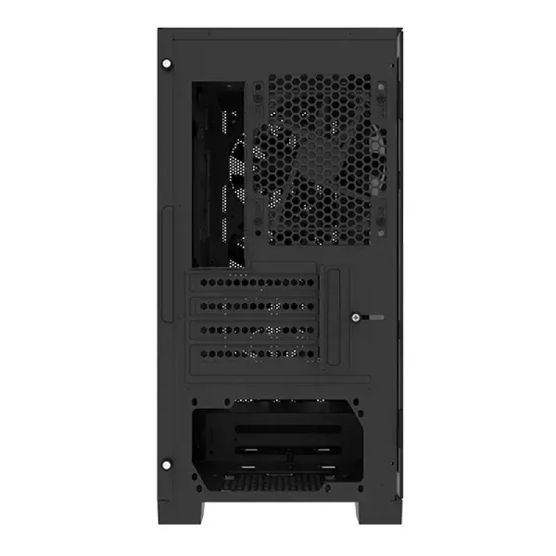PC korpusas Montech AIR 100 ARGB Mini Tower, juodas