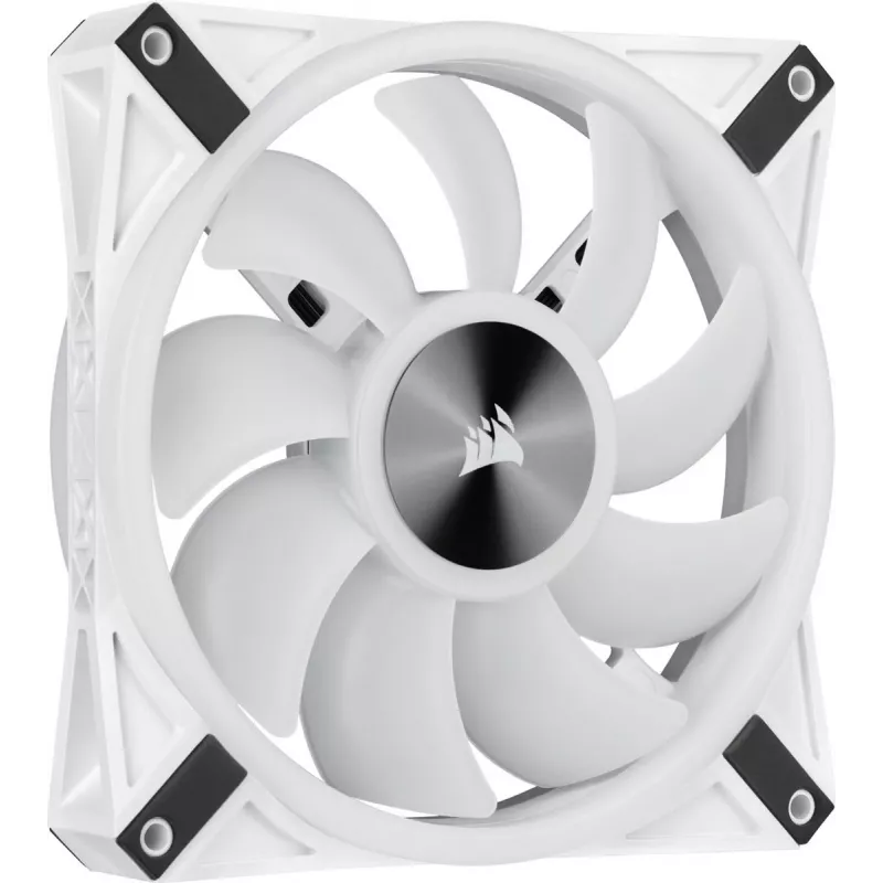 CORSAIR LED ventiliatorius - QL serijos baltas QL140 RGB 140 mm RGB vieno ventiliatoriaus pakuotė