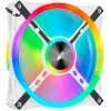 CORSAIR LED ventiliatorius - QL serijos baltas QL140 RGB 140 mm RGB vieno ventiliatoriaus pakuotė