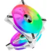 CORSAIR LED ventiliatorius - QL serijos baltas QL140 RGB 140 mm RGB vieno ventiliatoriaus pakuotė