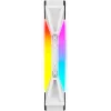CORSAIR LED ventiliatorius - QL serijos baltas QL140 RGB 140 mm RGB vieno ventiliatoriaus pakuotė