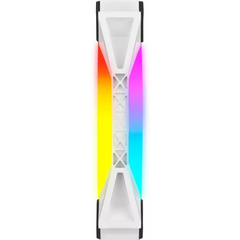 CORSAIR LED ventiliatorius - QL serijos baltas QL140 RGB 140 mm RGB vieno ventiliatoriaus pakuotė