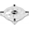 CORSAIR LED ventiliatorius - QL serijos baltas QL140 RGB 140 mm RGB vieno ventiliatoriaus pakuotė